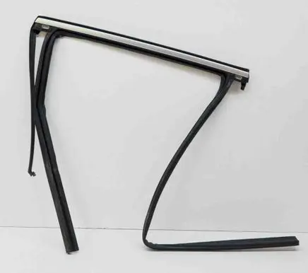 Rear door glass trim molding