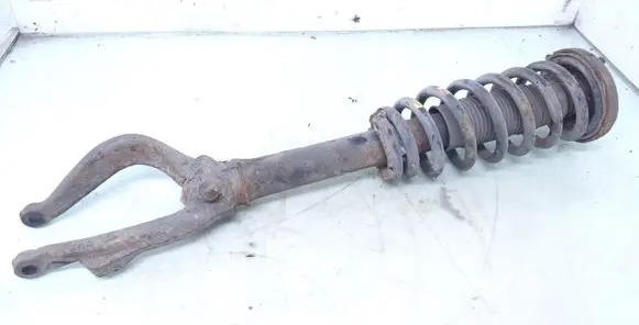 Front shock absorber with coil spring