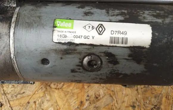 Renault Laguna II Starter motor 8200331251