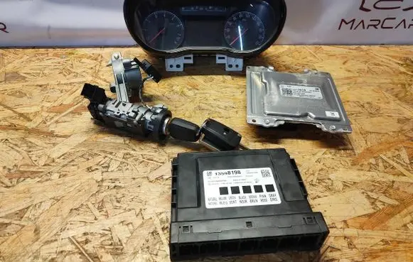 Opel Karl Engine ECU kit and lock set 12673618 401287396 1310101000000X