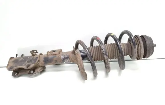 Front shock absorber with coil spring