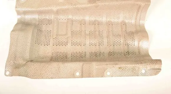 Heat shield in engine bay