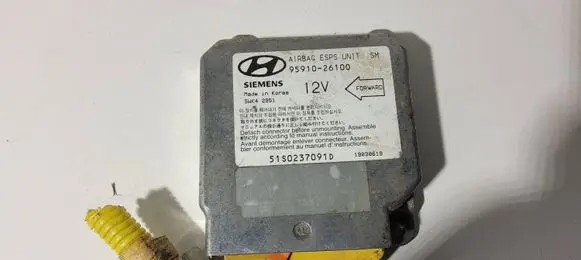 Hyundai Santa Fe Airbag control unit/module 9591026100 19030619 5WK42951