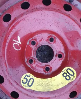 Hyundai i40 R17 spare wheel 