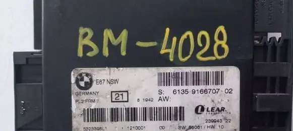 BMW 5 F10 F11 Light module LCM 9166707 SW58061