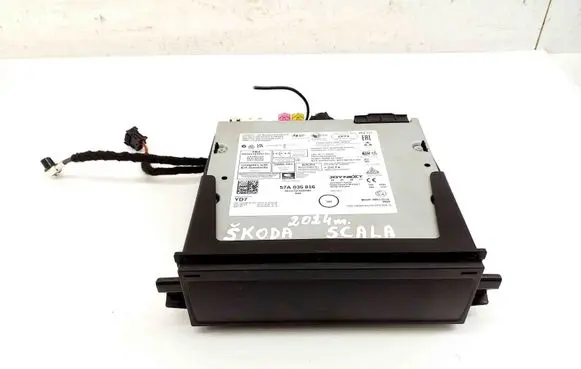 Skoda Scala GPS navigation control unit/module 57A035816