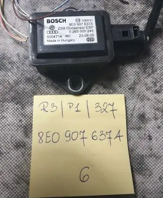 Audi A4 S4 B7 8E 8H ESP acceleration yaw rate sensor 8E0907637A