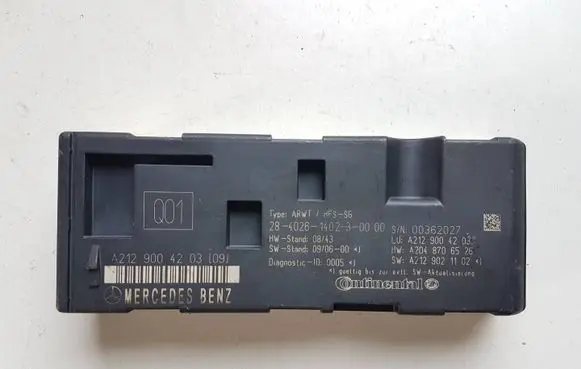 Mercedes-Benz GLK (X204) Tailgate/trunk/boot lift motor A2129004203