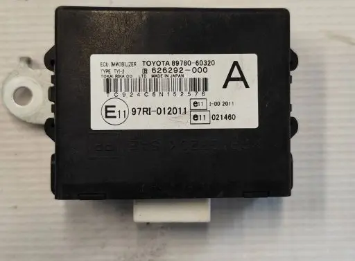 Toyota Land Cruiser (J120) Immobilizer control unit/module 8978060320 626292000 97RI012011