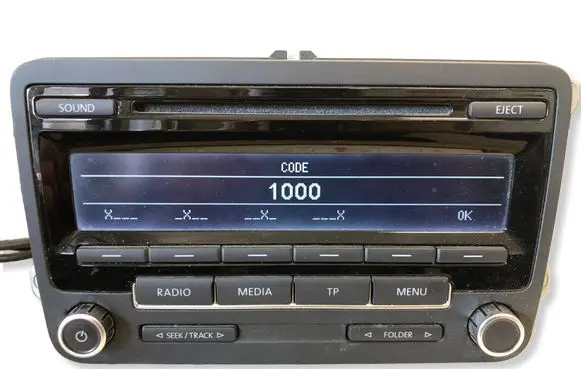 Volkswagen Golf Plus Radio/CD/DVD/GPS head unit 5M0035186JBILI 5M0035186J