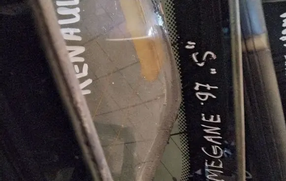 Renault Megane I Rear windscreen/windshield window 