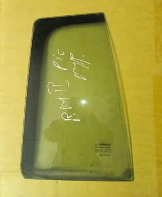 Rear vent window glass