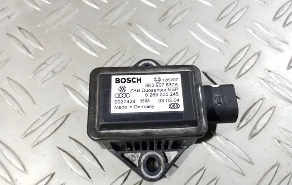 Volkswagen PASSAT B5.5 ESP acceleration yaw rate sensor 8E0907637A 0265005245 0027428