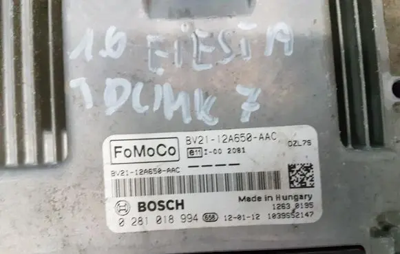 Ford Fiesta Engine control unit/module ECU BV21-12A650-AAC