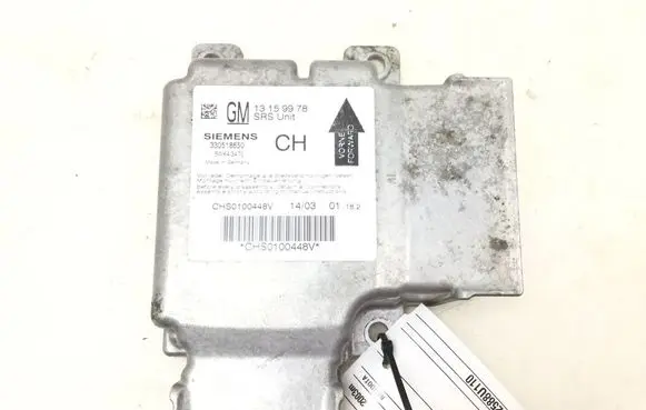 Opel Signum Airbag control unit/module 13159978
