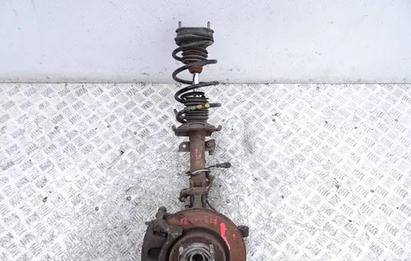 Front wheel hub spindle knuckle