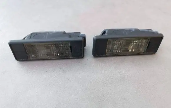 Peugeot 308 Number plate light 9635678580 PA6GF15