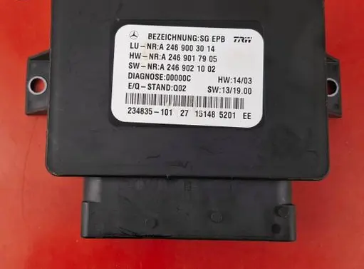 Mercedes-Benz A W176 Hand brake control module A2469003014