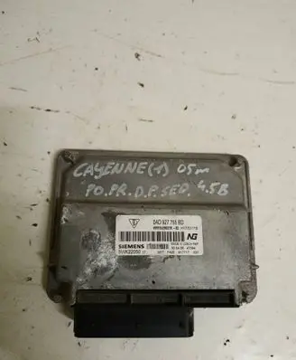 Porsche Cayenne (9PA) Suspension control unit/module 0AD927755BD 5WK22050