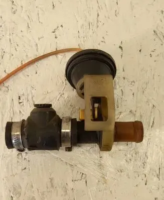 Coolant heater control valve