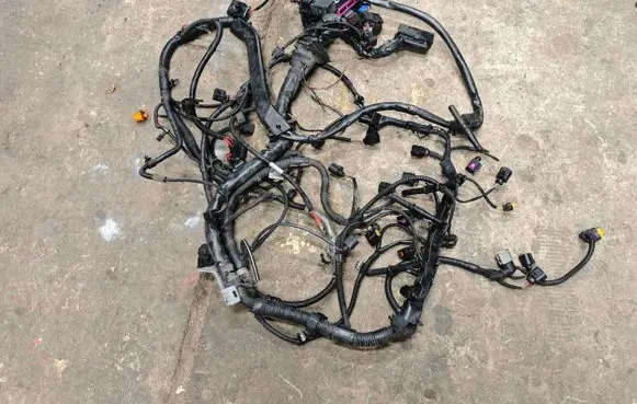 Engine installation wiring loom