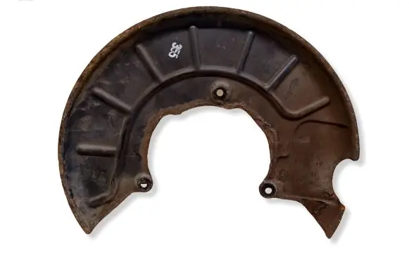 Volkswagen PASSAT B7 Front brake disc dust cover plate 