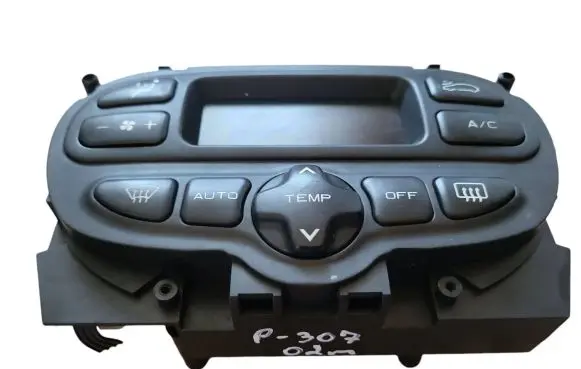 Peugeot 307 Climate control unit 96430991XT 8541501 9140010385