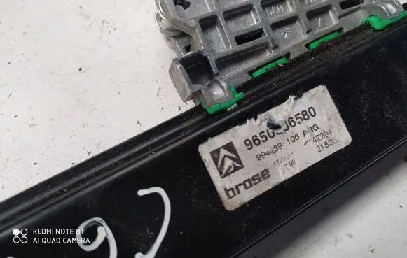 Citroen C6 Rear window lifting mechanism without motor 9650386580