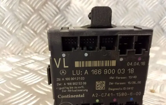 Mercedes-Benz GLE (W166 - C292) Door control unit/module A1669000318 A1669012103