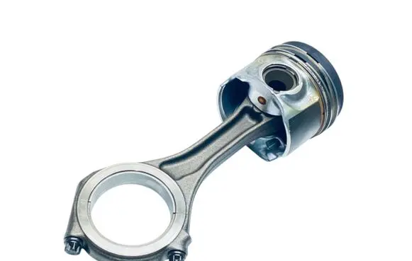 Piston with connecting rod