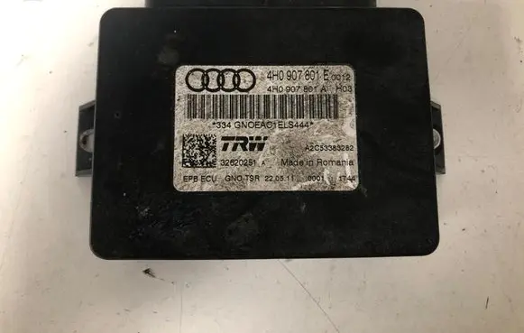 Audi A6 S6 C7 4G Hand brake control module 4H0907801A 4H0907801E