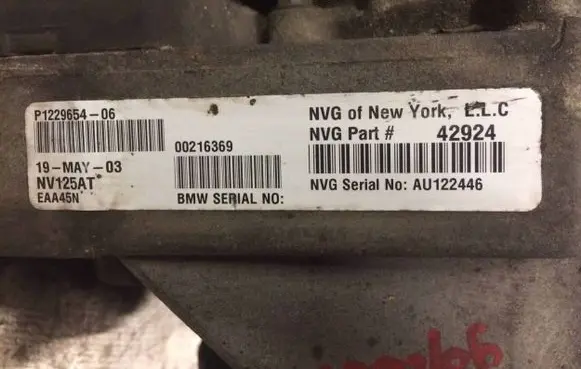 BMW X5 E53 Gearbox transfer box case P122965406
