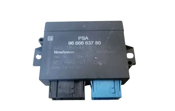 Peugeot 3008 I Parking PDC control unit/module 9666663780