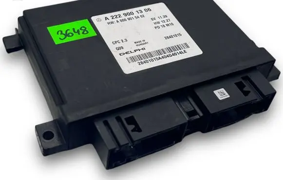Mercedes-Benz C AMG W205 Central body control module S3648 A2229001306