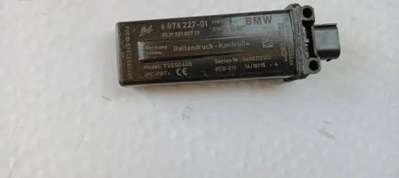 BMW 5 F10 F11 Tire pressure control unit 6876227 TSSSG465