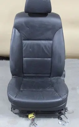 BMW 5 E60 E61 Front driver seat 7112933 schwarz