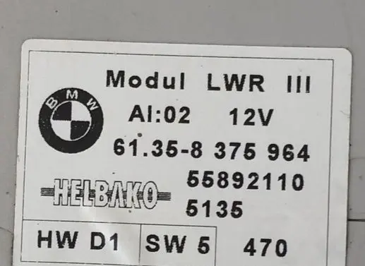 BMW 5 E39 Light module LCM 61358375964
