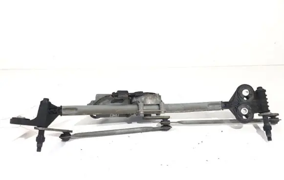 Front wiper linkage and motor