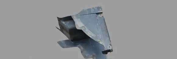 Audi A8 S8 D3 4E Intercooler air channel guide 4E0117336E
