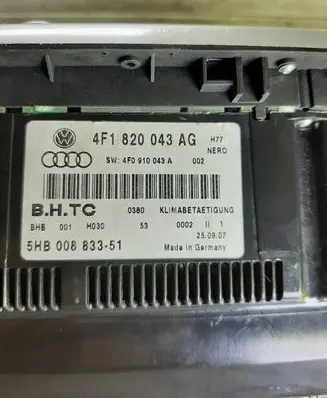 Audi A6 S6 C6 4F Climate control unit 4F1820043AG 4F0910043A