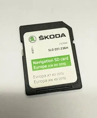 Skoda Superb B8 (3V) Navigation maps CD/DVD 5L0051236H 232444 CW452015