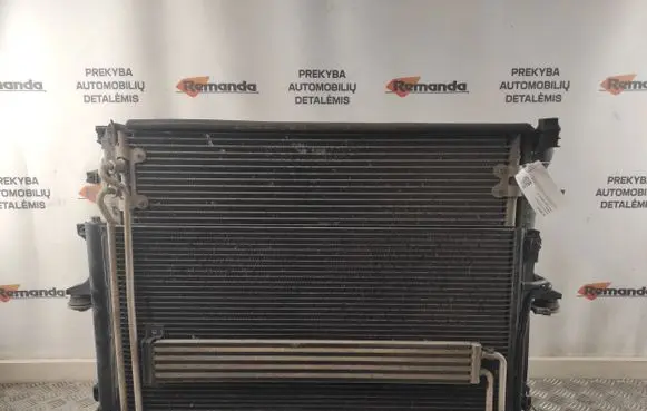 Porsche Cayenne (9PA) Radiator set 7L5422885 7L0121253