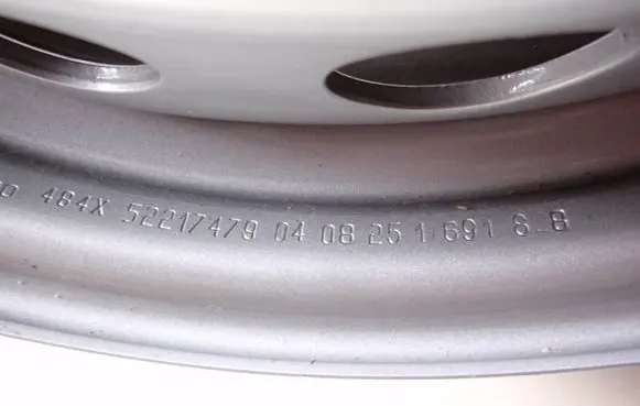 Fiat Ducato R16 steel rim 52217479