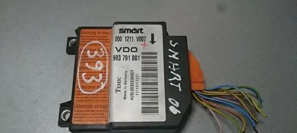 Smart ForTwo I Airbag control unit/module 0001211V007 993791001