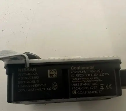 Infiniti Q50 Keyless (KESSY) go control unit/module 285954GR0A 781ZDRXDP434 40406557