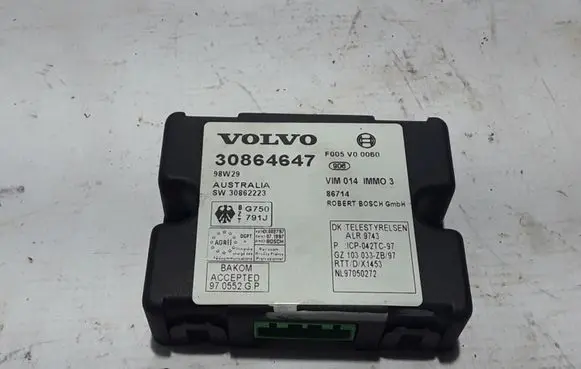 Volvo S40, V40 Other control units/modules 30864647