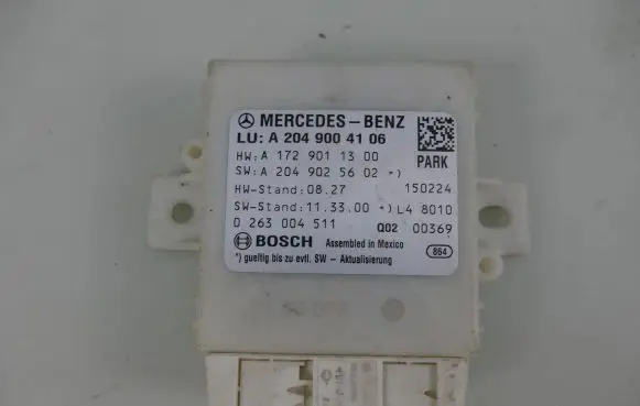 Mercedes-Benz C W204 Parking PDC control unit/module A2049004106