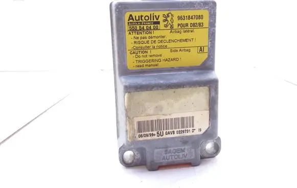 Peugeot 406 Airbag control unit/module 9631847080 550540400