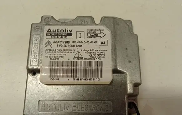 Citroen C4 I Picasso Airbag control unit/module 606474700 9664217980 216102810