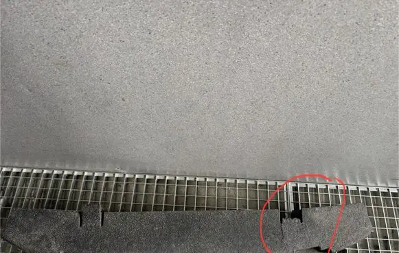 Skoda Rapid (NH) Front bumper foam support bar 5JA807258E